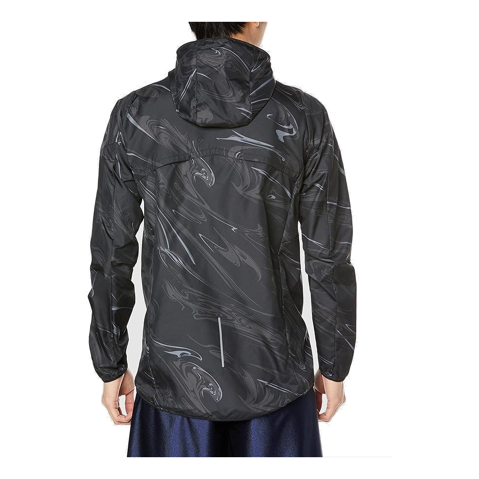 ASICS Running Wear Graphic Woven Jacket 'Black' 2011C774-001