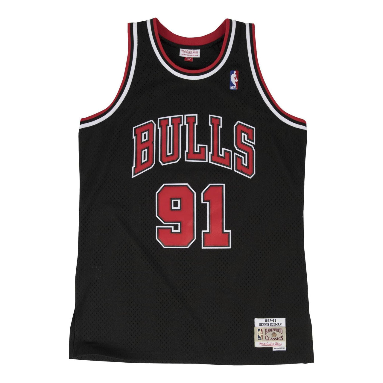 Mitchell & Ness x NBA Chicago Bulls 1997-98 Swingman Jersey 'Dennis Rodman 91' SMJYGS18152-CBUBLCK97DRD
