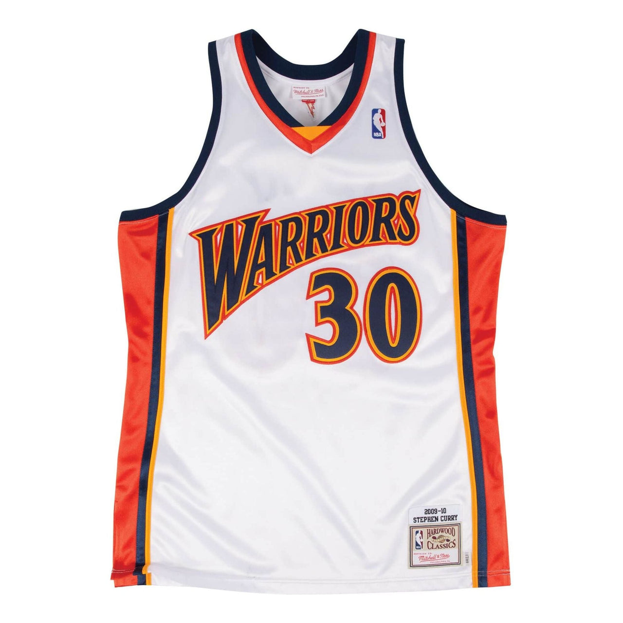 Mitchell & Ness NBA x Golden State Warriors 2009-10 Jerseys 'Stephen Curry 30' AJY4CP19133-GSWWHIT09SCU