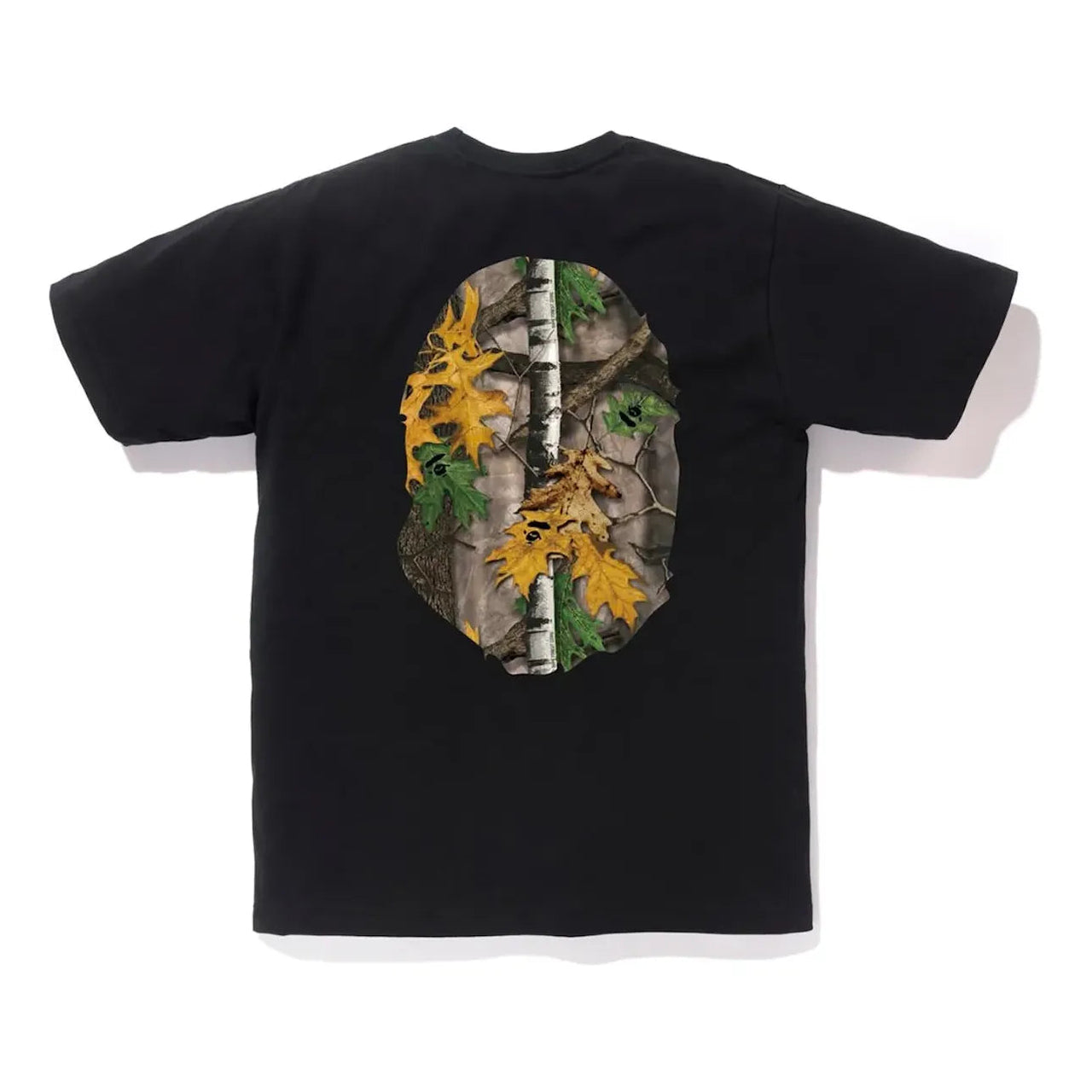 A Bathing Ape Forest Camo Big Ape Head T-shirt 'Black Beige' TBD-BAPE-7