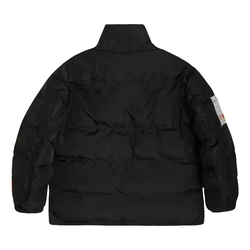 HERON PRESTON FW21 HP World Wide Print Bomber 'Black' HMEH005F21FAB0011001