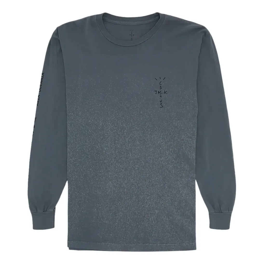 Travis Scott Back Bling L/S Tee 'Washed Grey' TC-370