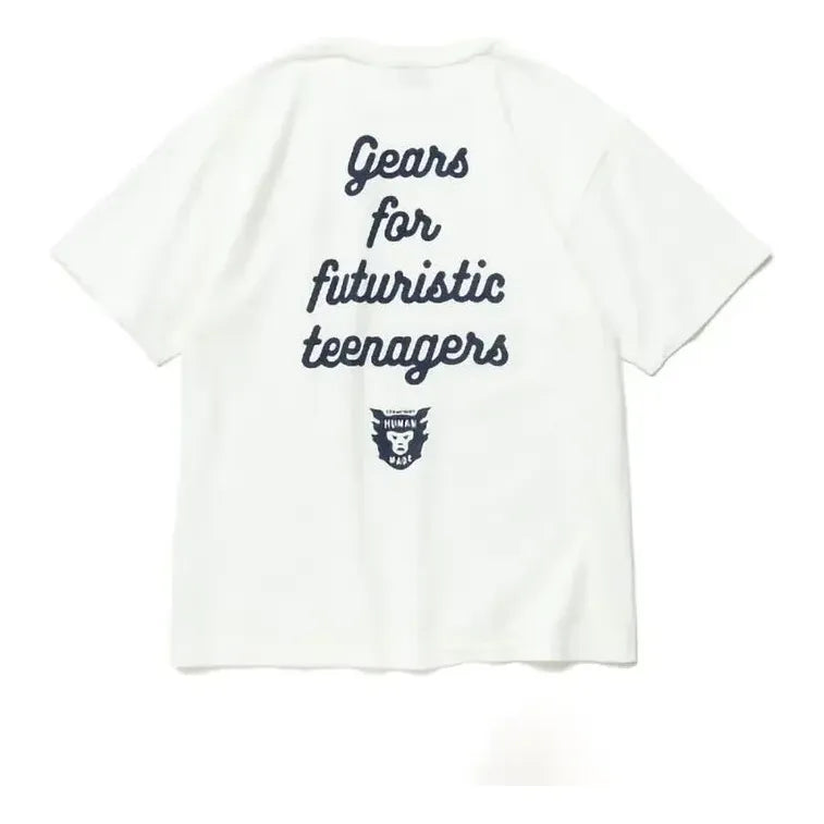 HUMAN MADE Heart Badge T-shirt 'White' HM23CS033