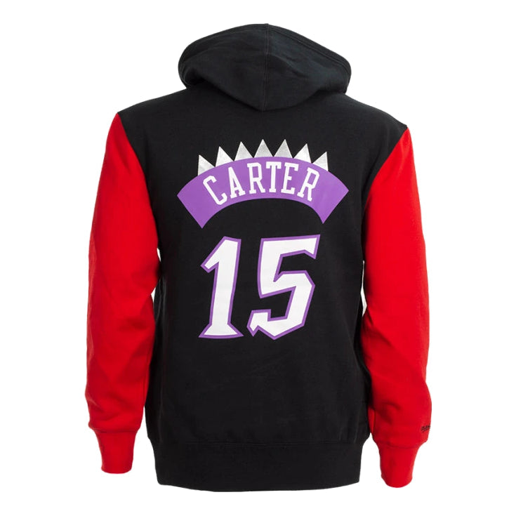 Mitchell & Ness x NBA Toronto Raptors 1998 Fleece Hoodie 'Vince Carter 15' FNNP3417-TRA98VCABKRD