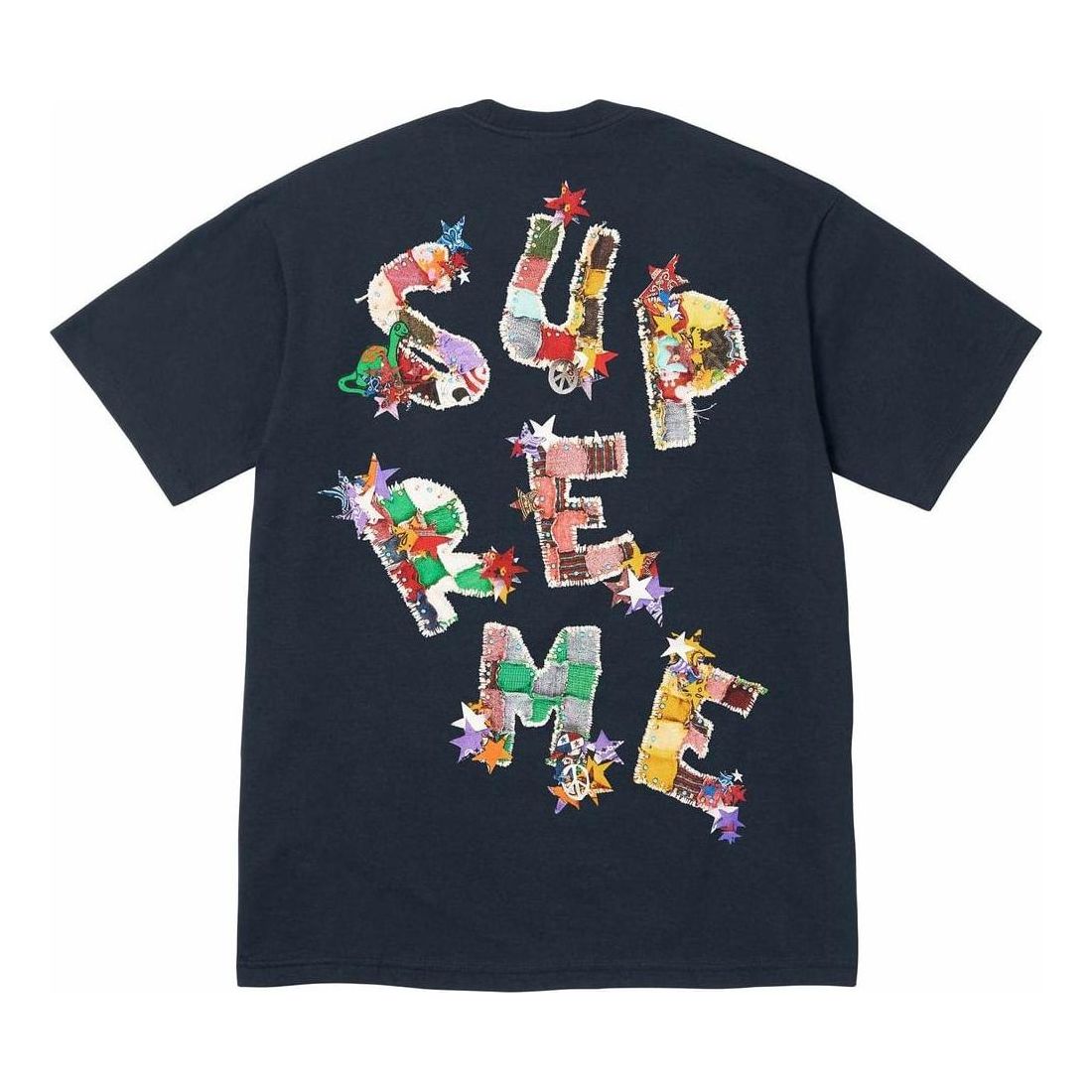 Supreme Patchwork T-Shirt 'Navy' SUP-SS24-009