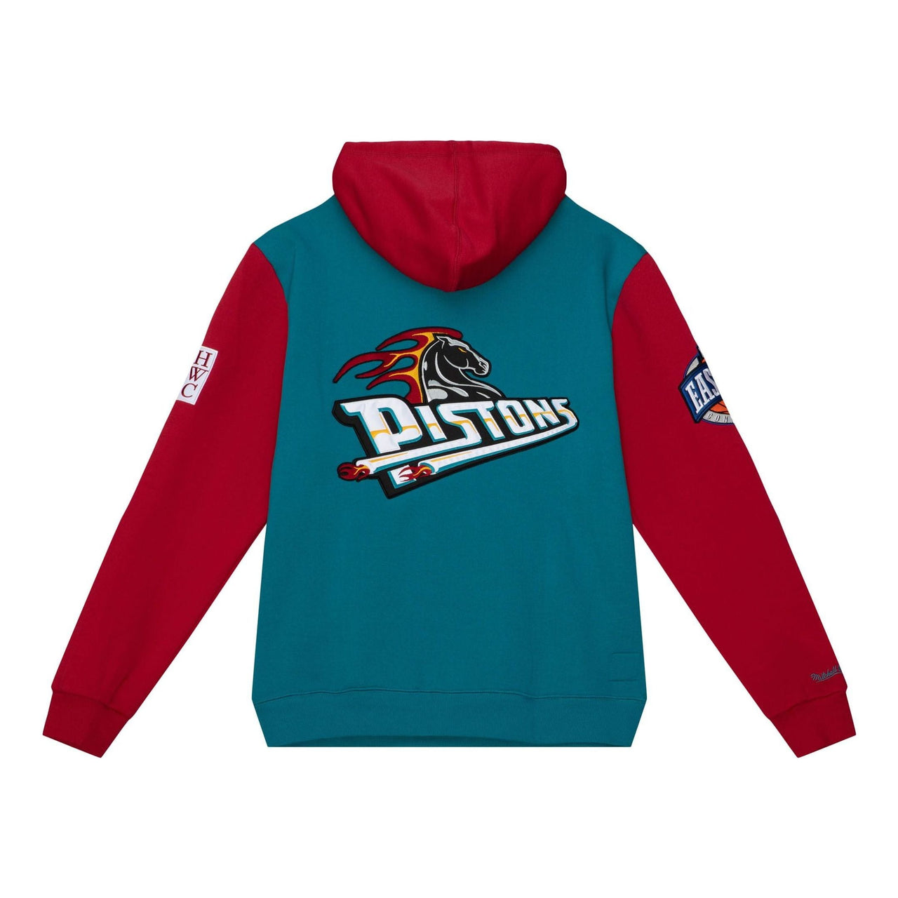 Mitchell & Ness x NBA HWC Night Fleece Hoodie 'Detroit Pistons' FPHD5378-DPIYYPPPTEAL