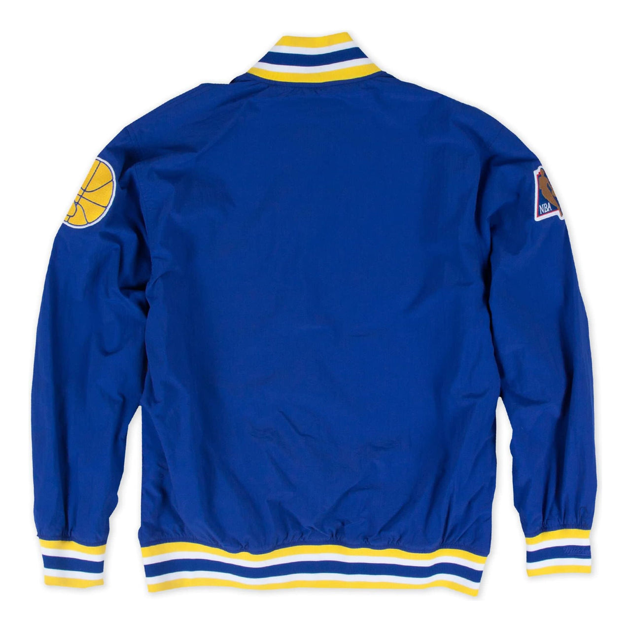 Mitchell & Ness x NBA Golden State Warriors 1996-97 Warm Up Jacket 'Blue Yellow' 6056-310-96GSW