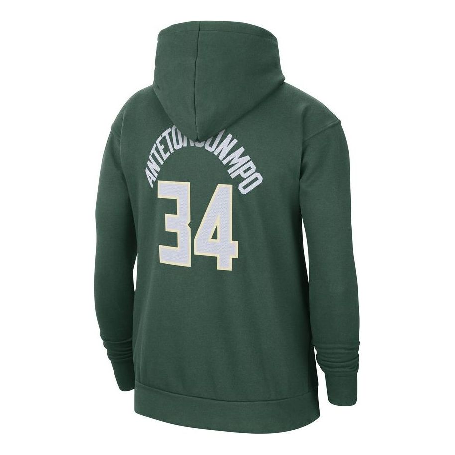 Nike x NBA Milwaukee Bucks Essential Pullover Fleece Hoodie 'Giannis Antetokounmpo 34' DB1184-323