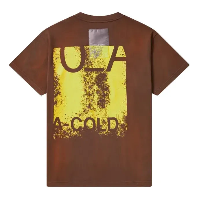A-COLD-WALL* Plaster Graphic-print Cotton T-shirt 'Brown' ACWMTS093-DABR