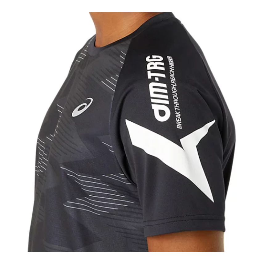 ASICS A-I-M Dry Graphic Short Sleeve Shirt 'Performance Black' 2031E553-001