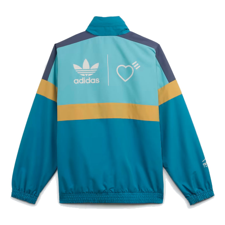adidas x Human Made Windbreaker Jacket 'Aqua' HA9997