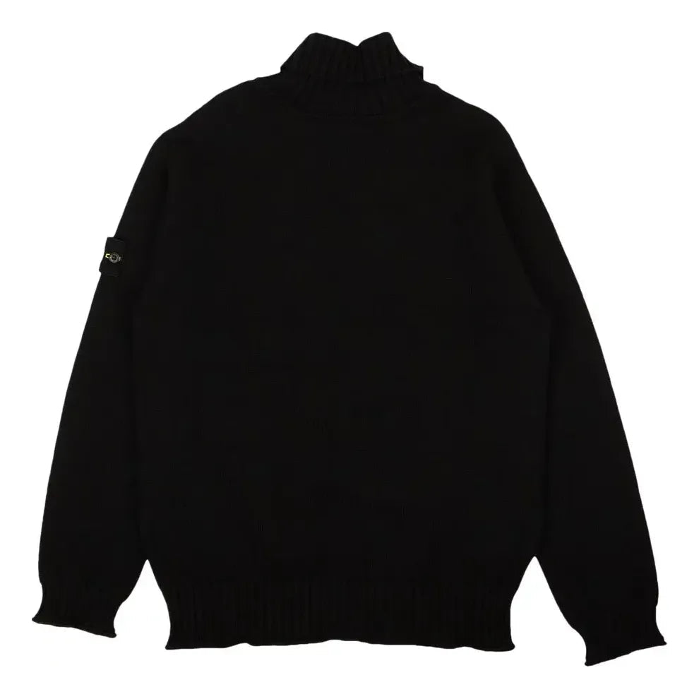STONE ISLAND Turtleneck Sweater 'Black' 7715505A2-V0029