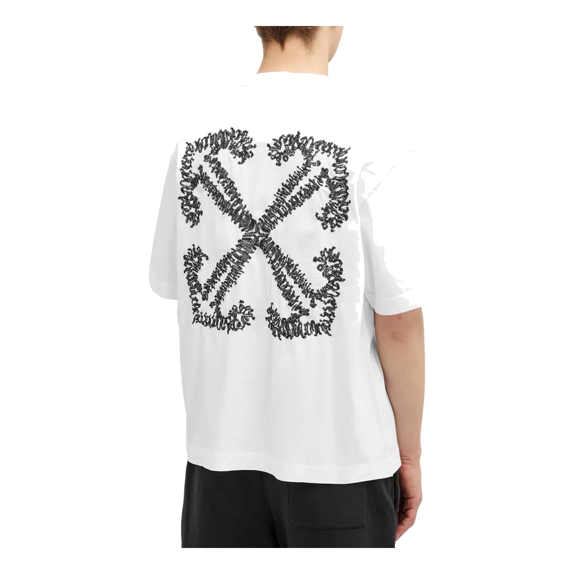 Off-White SS24 Arrows-Motif Cotton T-shirt 'White' OMAA120S24JER0010110