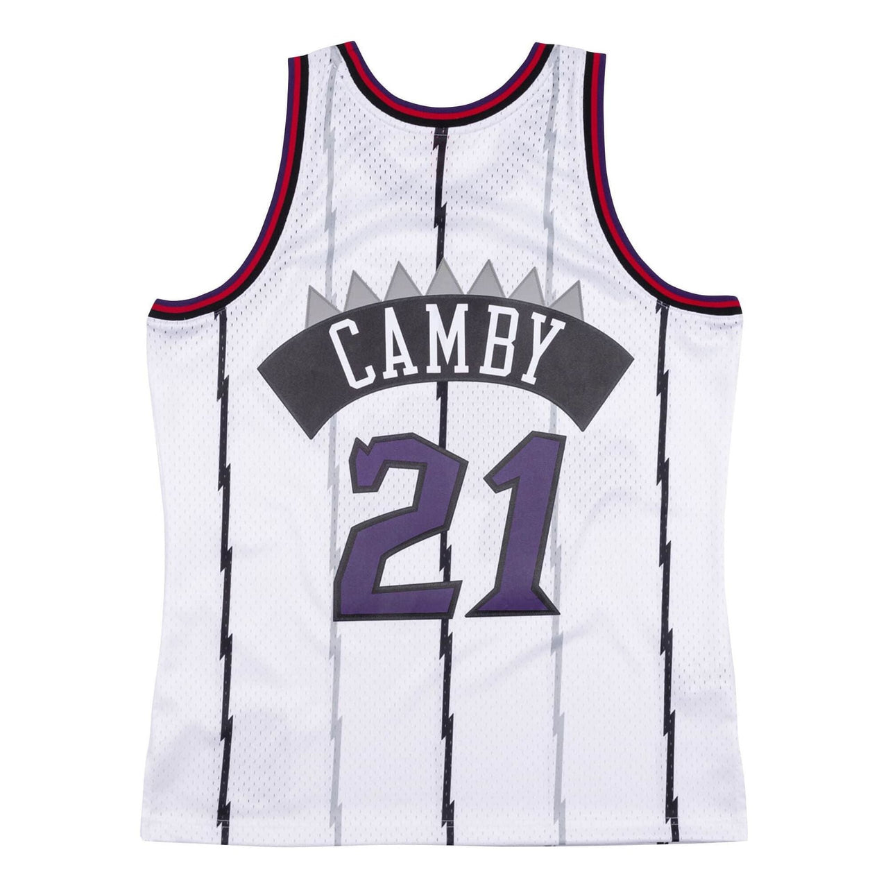 Mitchell & Ness Swingman Jersey Toronto Raptors 1997-98 Marcus Camby 'White' SMJYLG19078-TRAWHIT97MCM