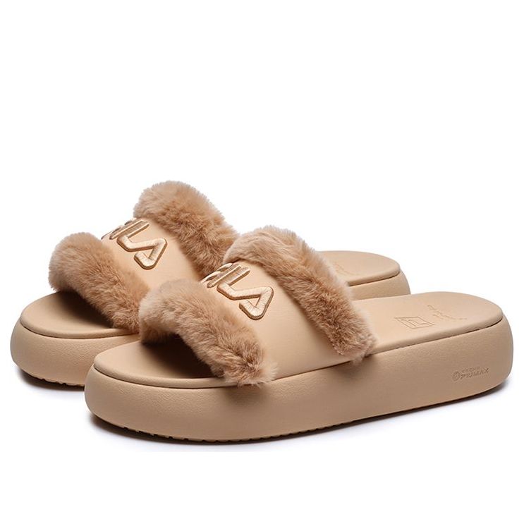 (WMNS) FILA Donut Furry 'Tan' F12W221507FDM