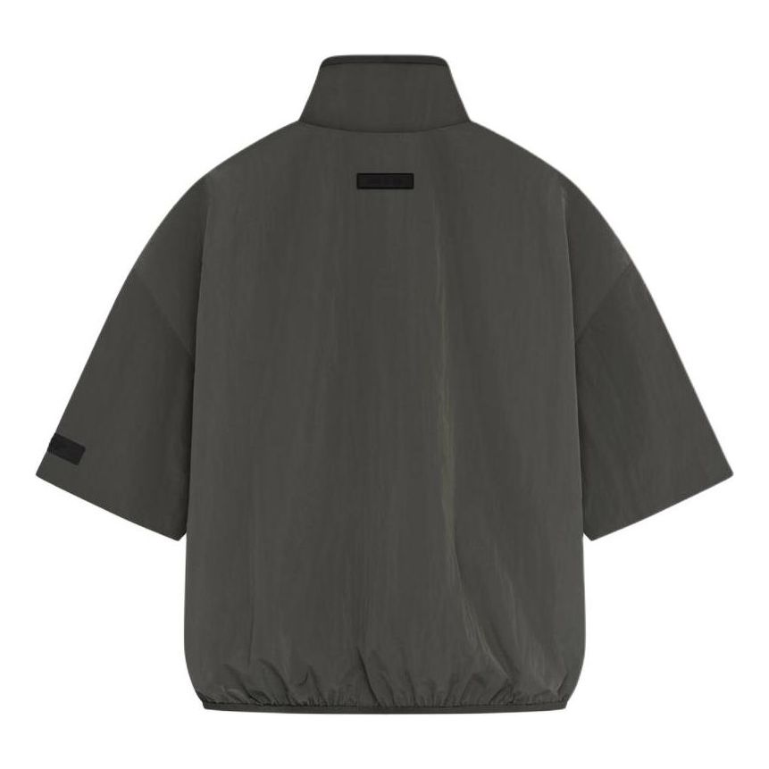 Fear of God Essentials SS24 Halfzip Mockneck Shirt 'Ink' 186SP244050F