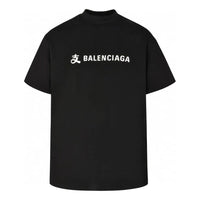 Balenciaga x Alipay Logo T-shirt 'Black White' 787349TRVY91000