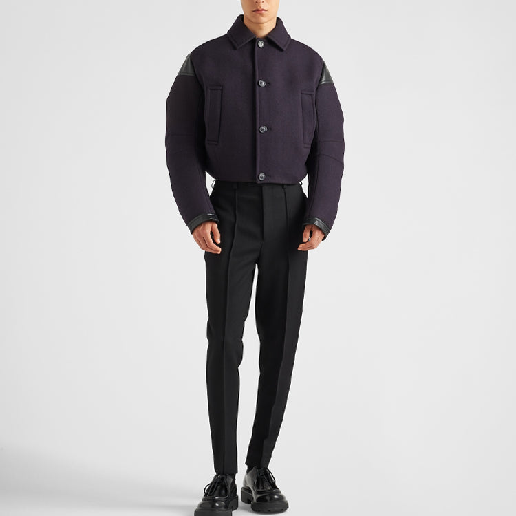PRADA FW23 Puffer Jacket Men's Marine Blue
