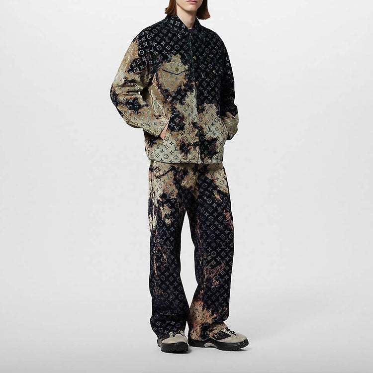 LOUIS VUITTON SS24 Denim Jacket Men's Multicolor