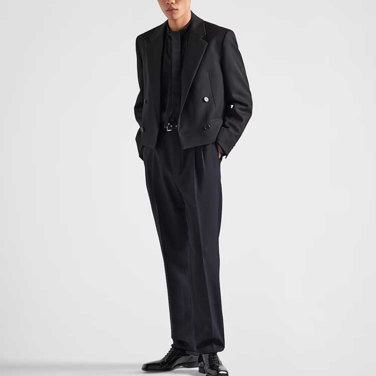 PRADA Business Suits Coats Men's Black
