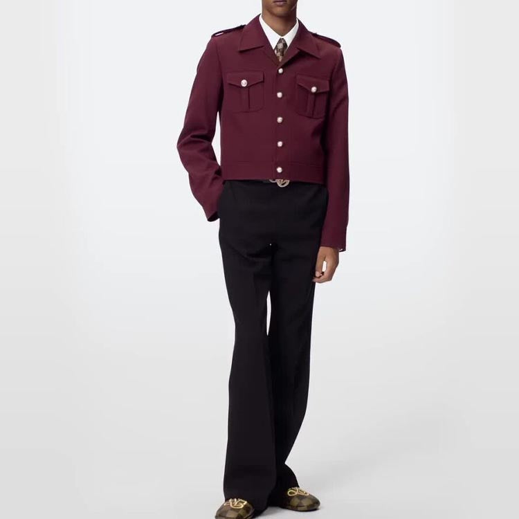 LOUIS VUITTON Classic Flared Wool Pants