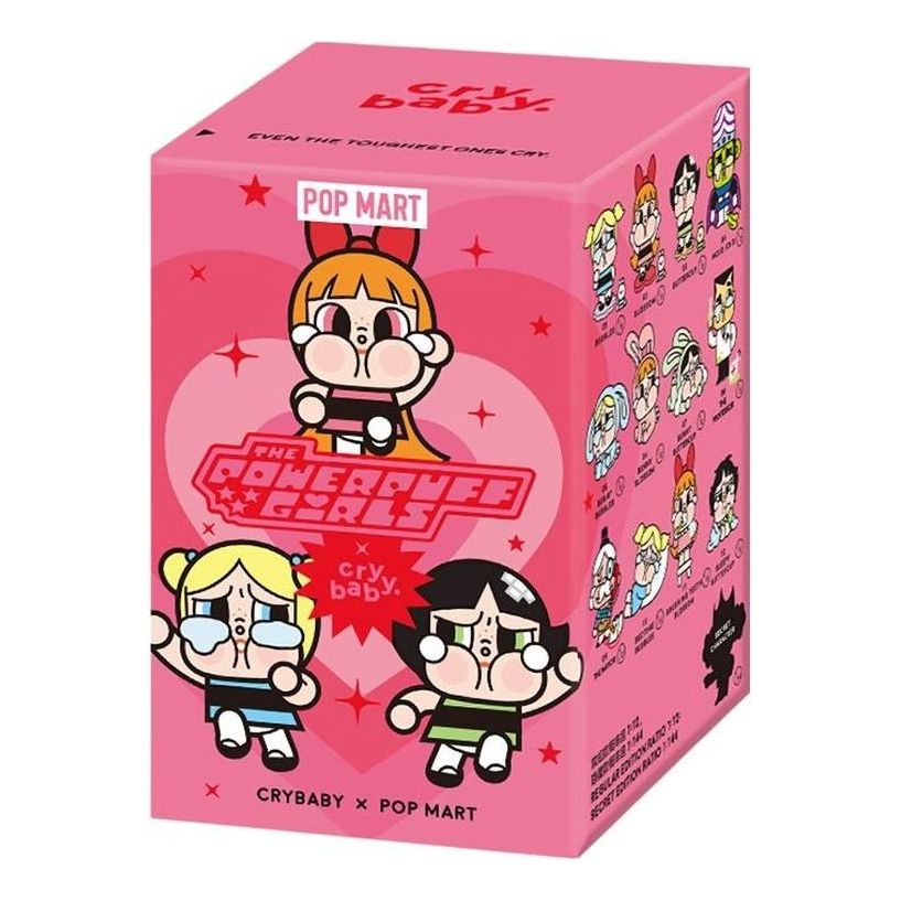 Pop Mart x Powerpuff Girls CryBaby Vinyl Figures Sealed Case (1 Blind Box) PPMT-2403-0009-1B