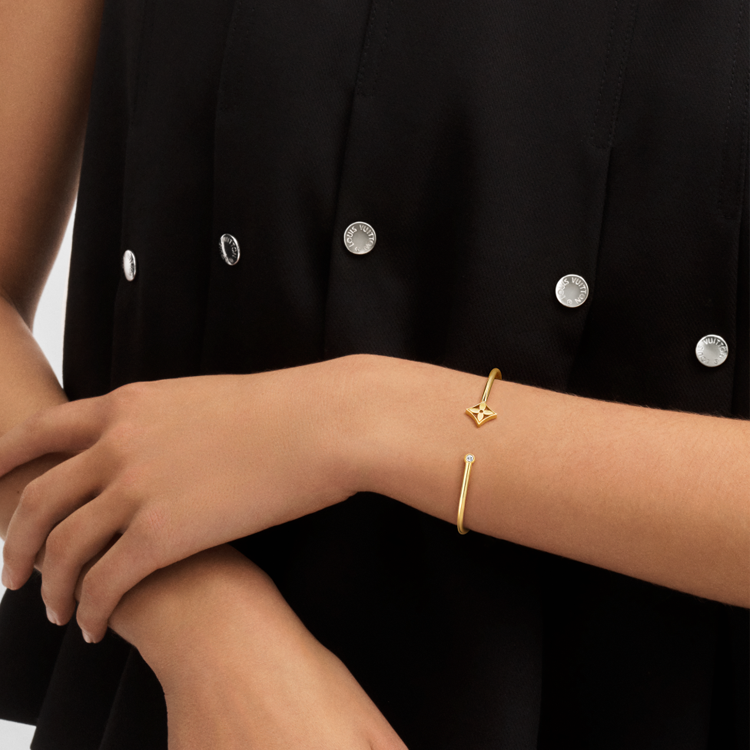 LOUIS VUITTON Idylle Blossom Twist Bracelet Yellow Gold