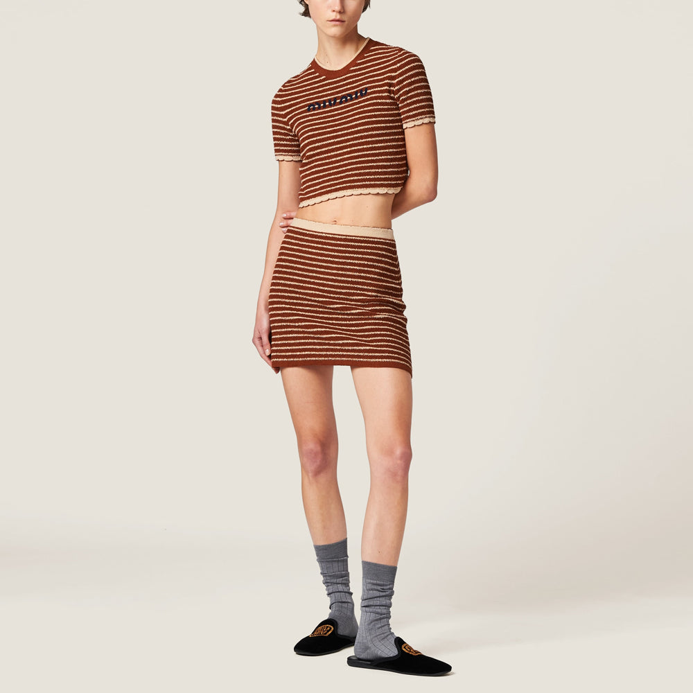 MIU MIU Knitwear Women's Tobacco