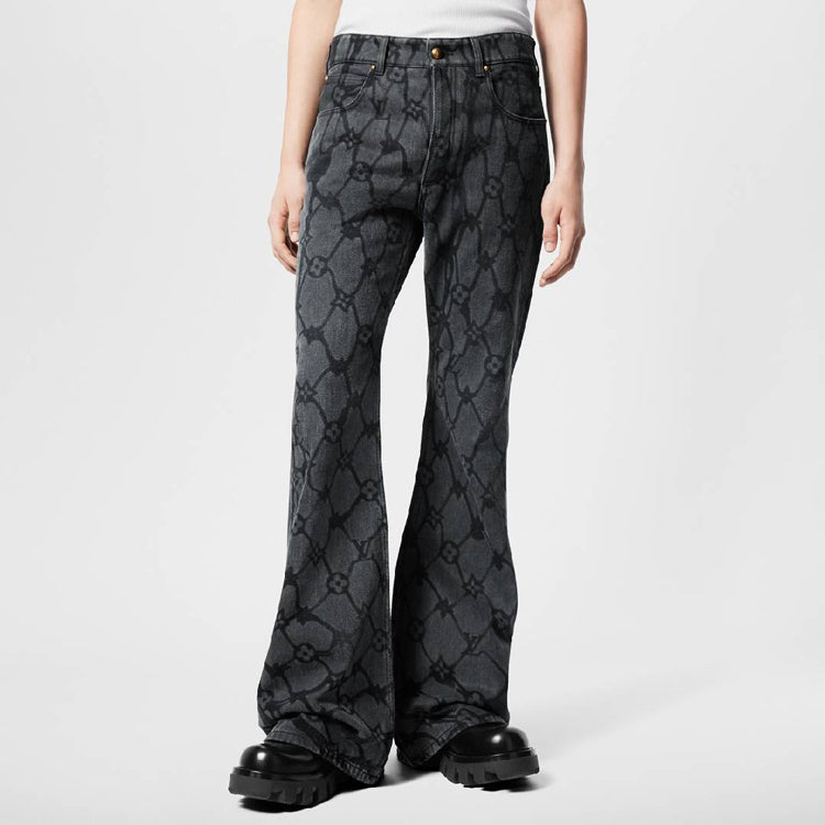 LOUIS VUITTON SS24 Jeans Women's Black