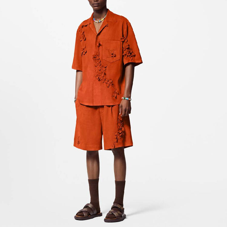 LOUIS VUITTON SS24 Casual Shorts Men's Orange