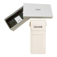 CELINE Acetate Square Sunglasses Women's Yellow
