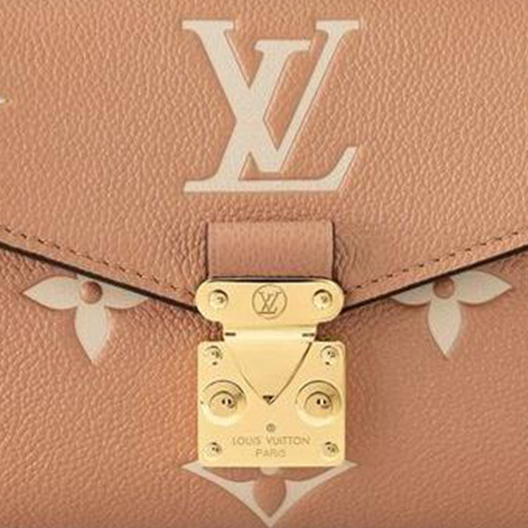 LOUIS VUITTON Pochette Metis Leather Messenger Bag Crossbody Bag Shoulder Bag Women's Brown