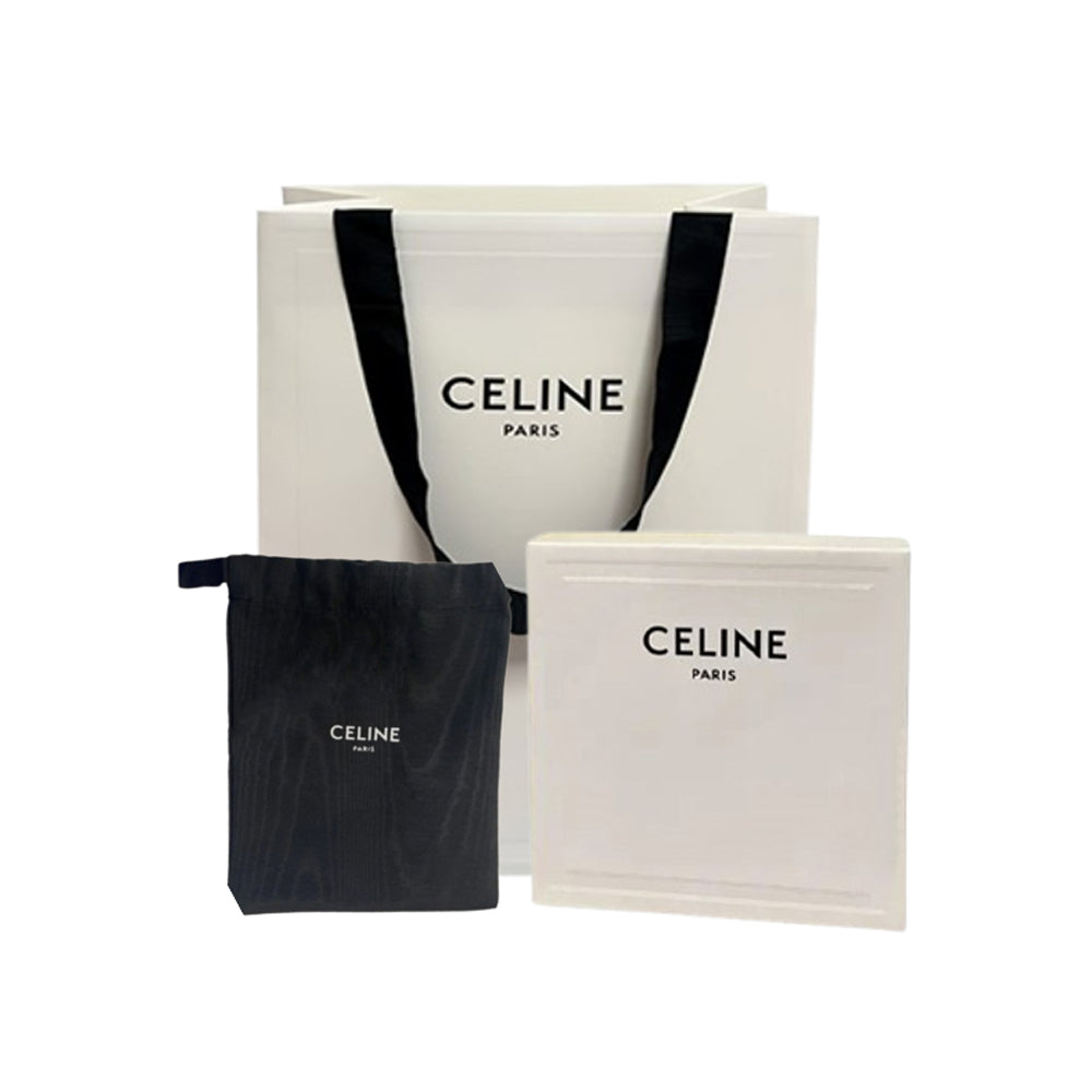 CELINE Medium Triomphe Belt In Natural Calfskin