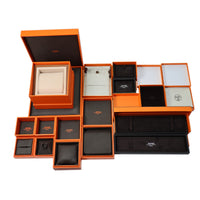 HERMES Pop H Necklace Collection Lacquered Finish Metal Gold-Plated Metal Necklaces Unisex Gold