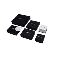 CHANEL Metal Lambskin Bangles Women's Black/Gold