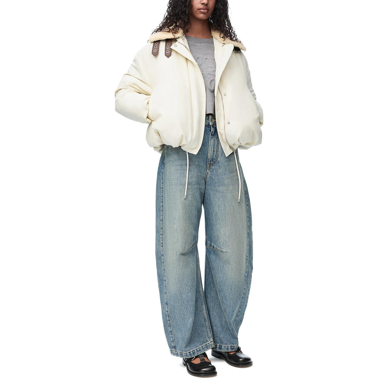 LOEWE SS25 Jackets Coats Women's White