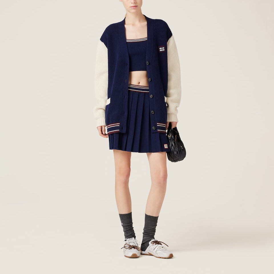 MIU MIU Ribbed knit Cardigan