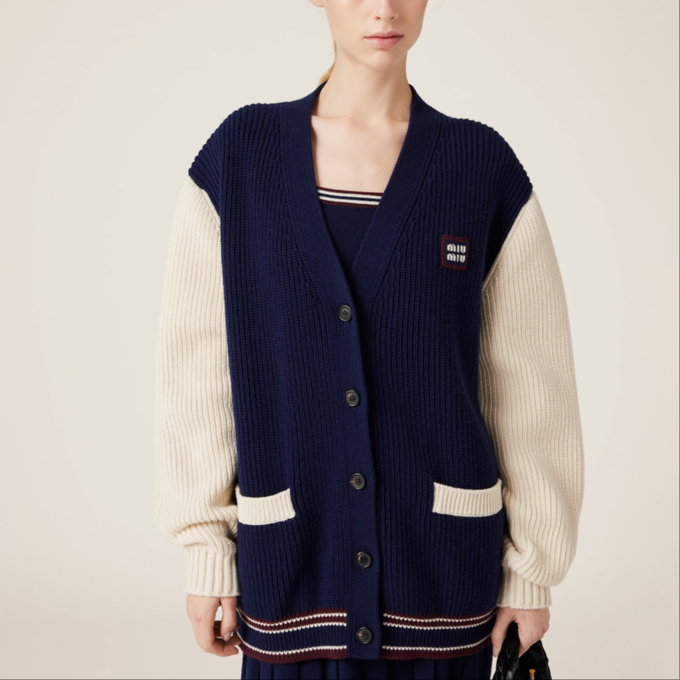 MIU MIU Ribbed knit Cardigan