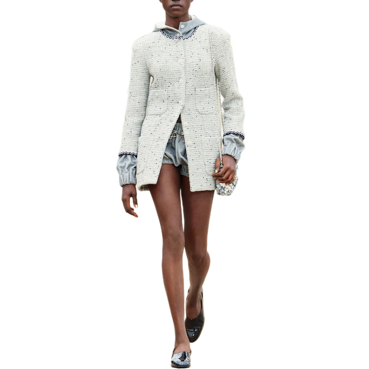 CHANEL Casual Shorts Women's Gray