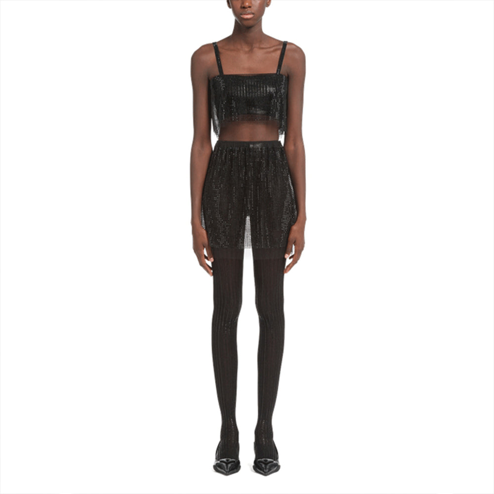 PRADA Casual Short Skirts Women's Gray