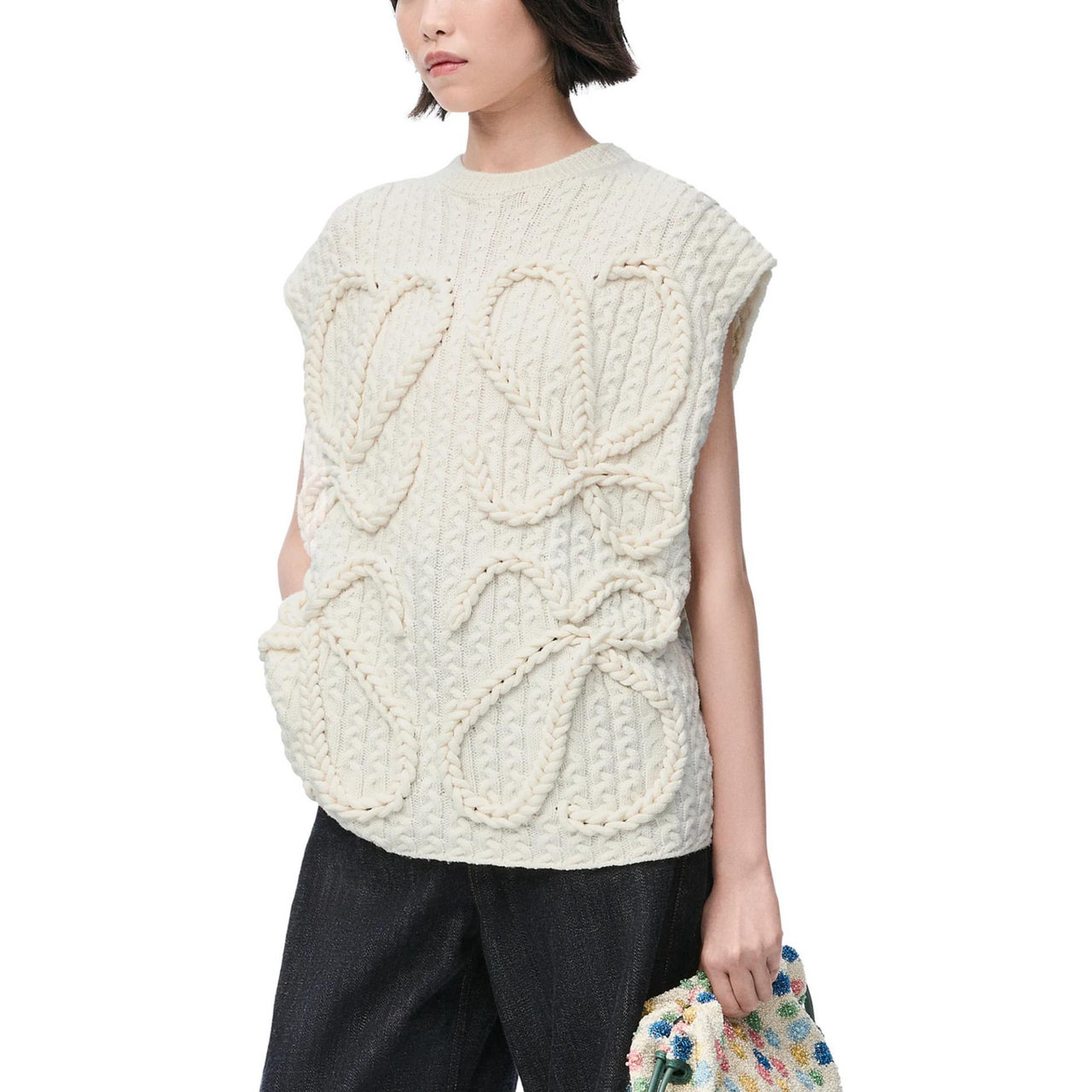 LOEWE Anagram Vest 'White'