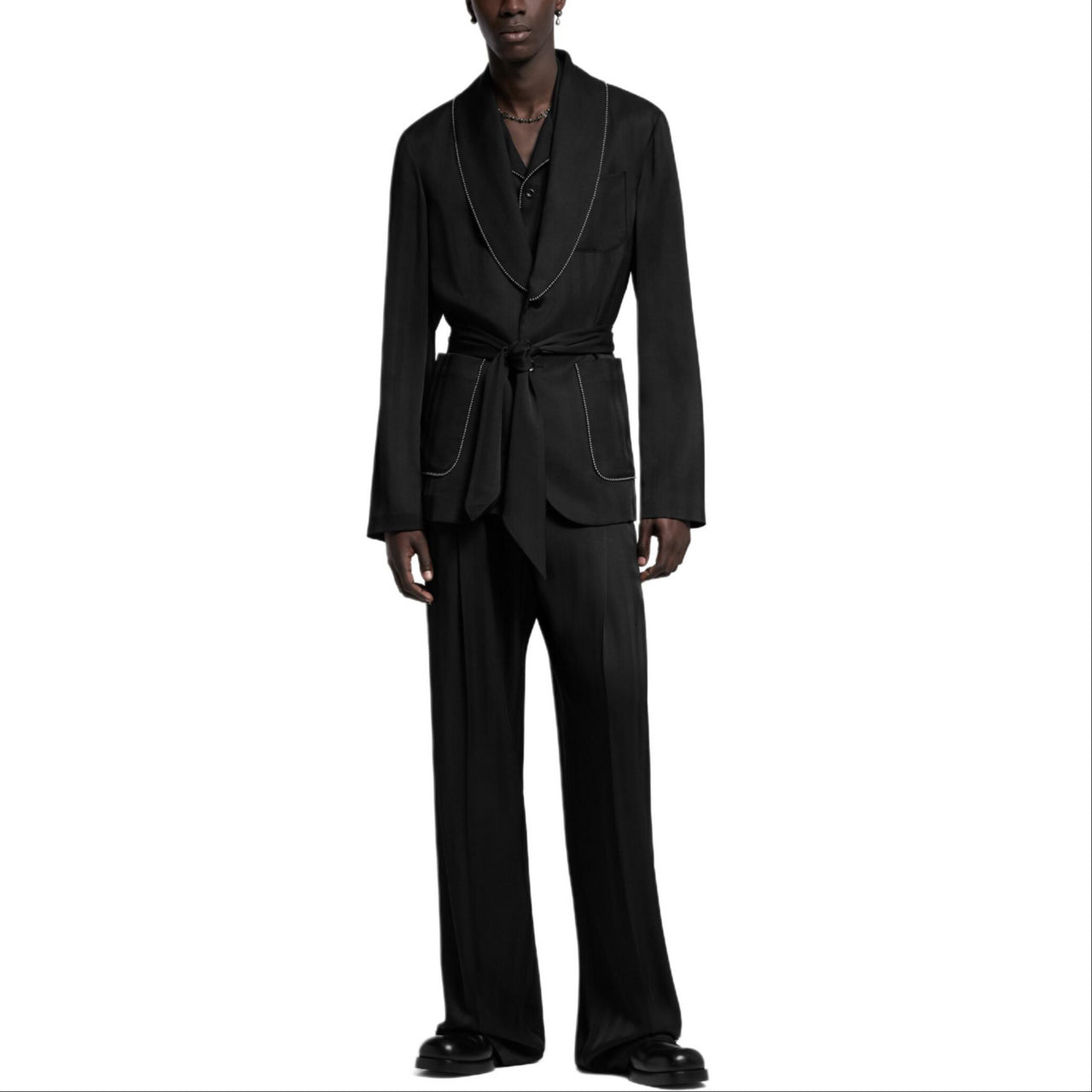 LOUIS VUITTON Chic Silk Pajama Jacket