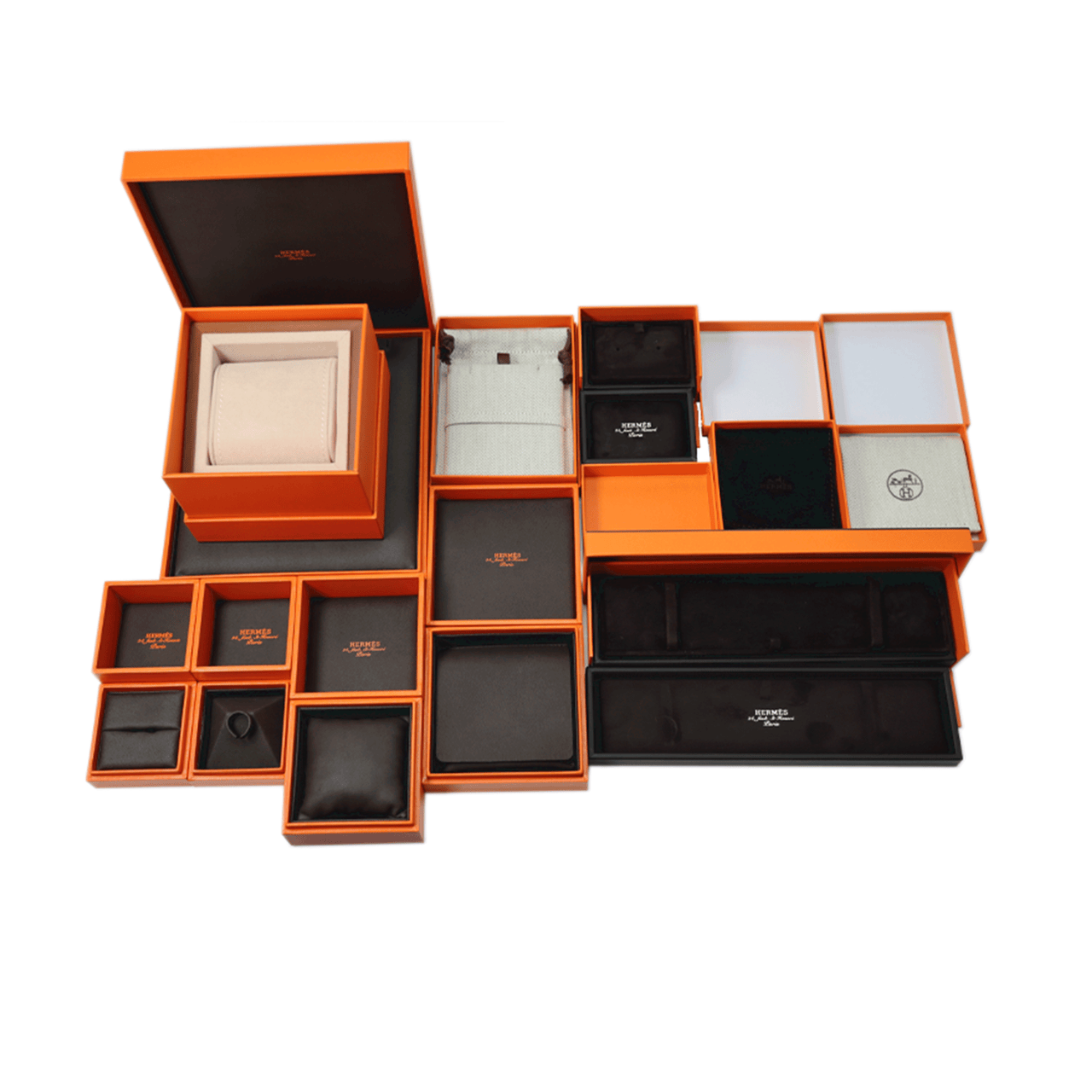 HERMES Palladium Bracelets Men's Gold