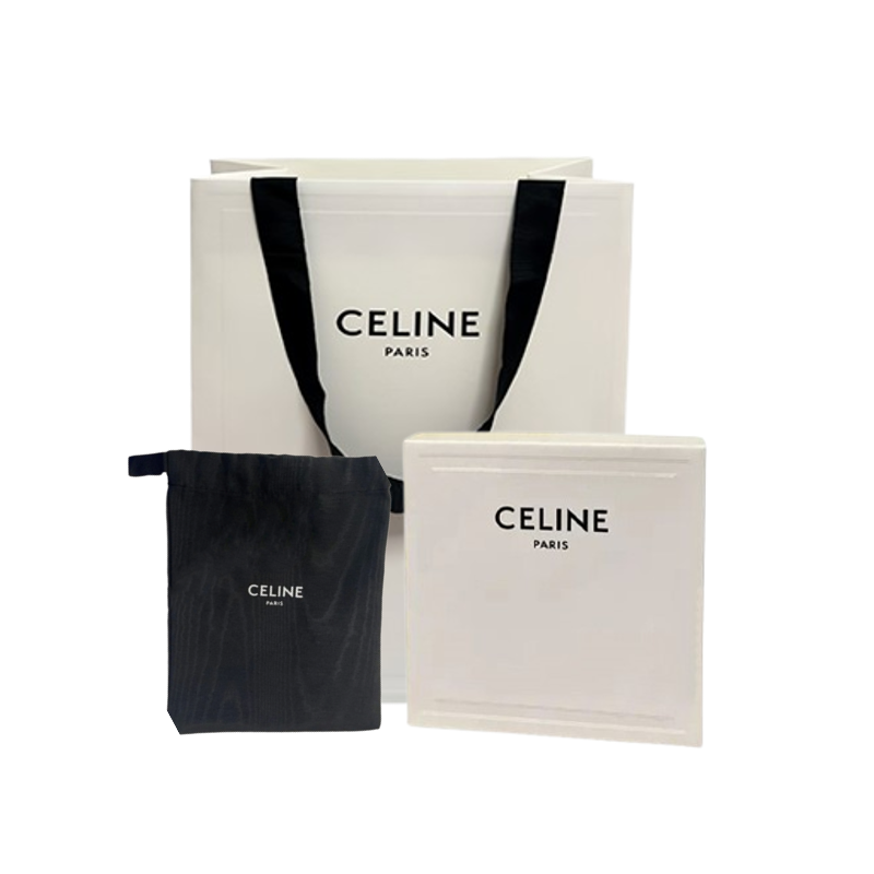CELINE BC-16 18mm Belt In Taurillon Leather