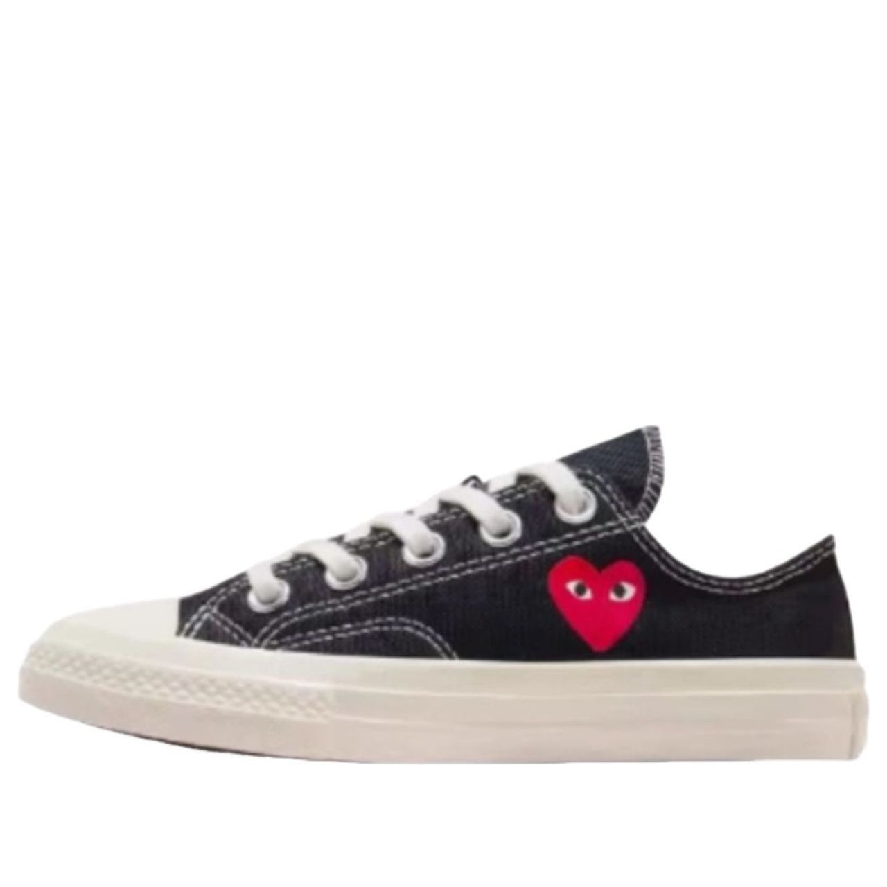 (PS) Converse x Comme des Garcons PLAY Chuck Taylor All Star 70 Ox 'Single Heart Black' A08806C