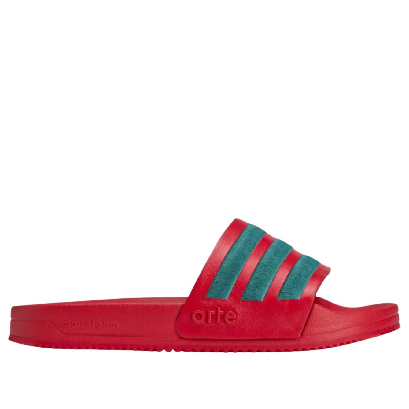 adidas x Arte Antwerp Adilette Slides 'Better Scarlet Collegiate Green' KI8336