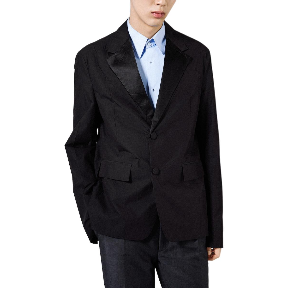 PRADA Jackets & Coats Men's Black