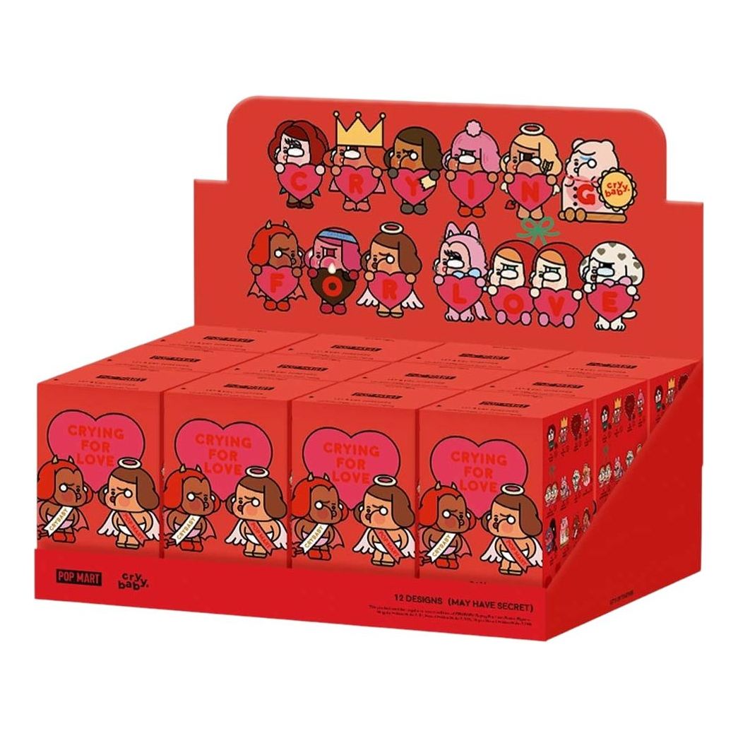 Pop Mart CryBaby Crying For Love Figures Sealed Case (12 Blind Boxes) PPMT-2501-0049