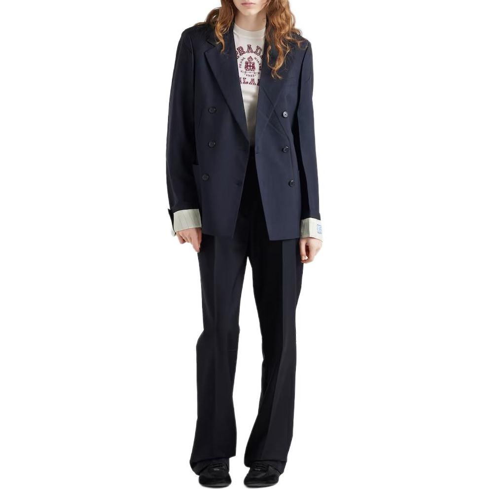 PRADA SS25 Jackets & Coats Women's Blue