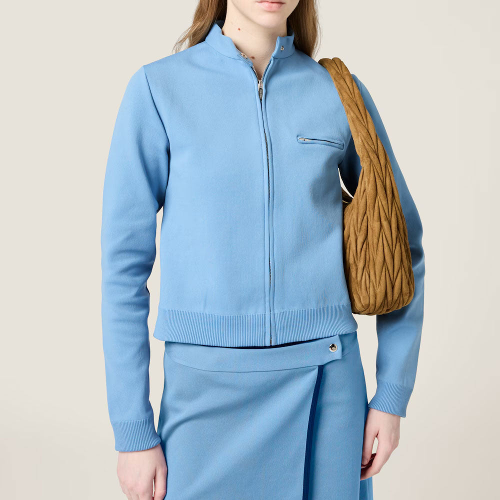 MIU MIU SS25 Knitwear Women's Blue